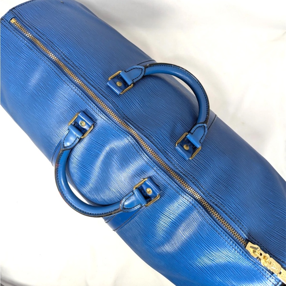 Louis Vuitton Blue Travel Bag - Picture 9 of 16